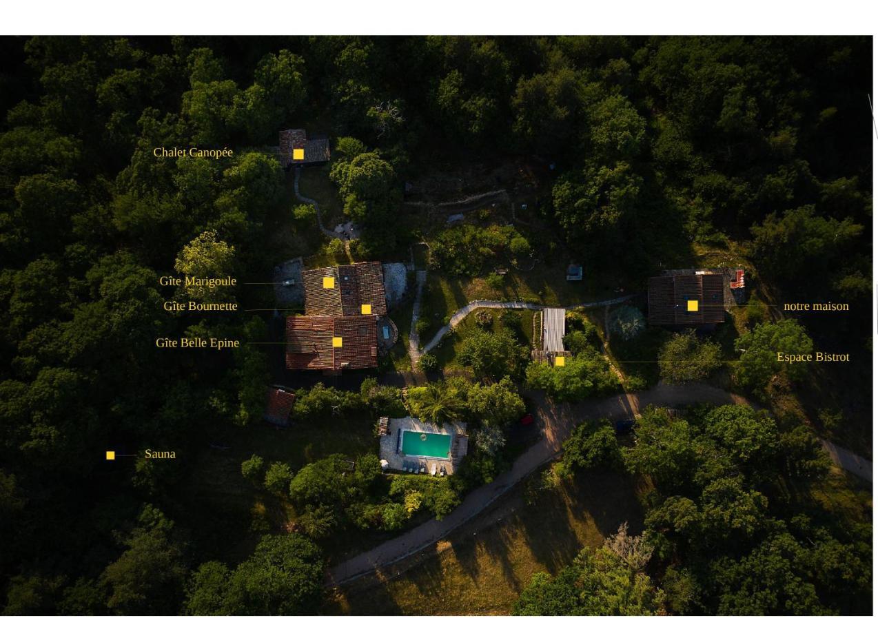 Les Grangeonnes, Gites Nature, Piscine, Bain Nordique, Sauna Pour Accueil Familiale Ou De Groupe Saint-Basile エクステリア 写真